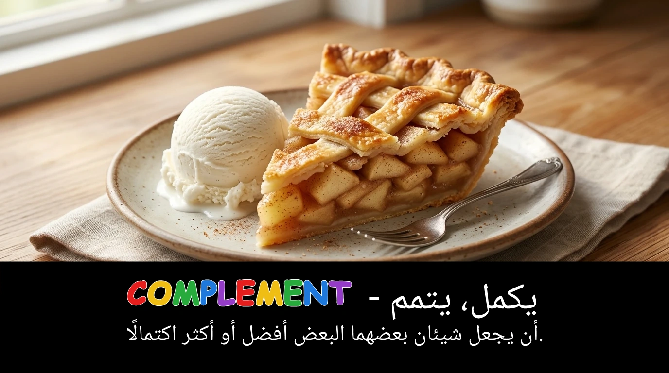 Arabic Illustration for complement